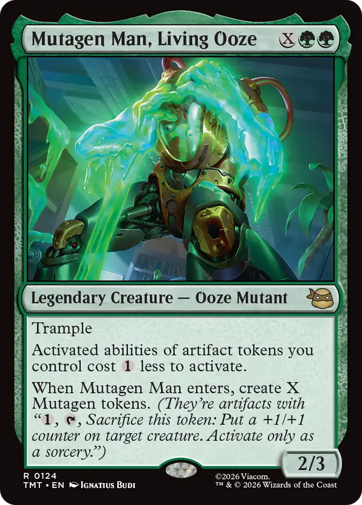 Mutagen Man, Living Ooze [Teenage Mutant Ninja Turtles] | Cards and Coasters CA