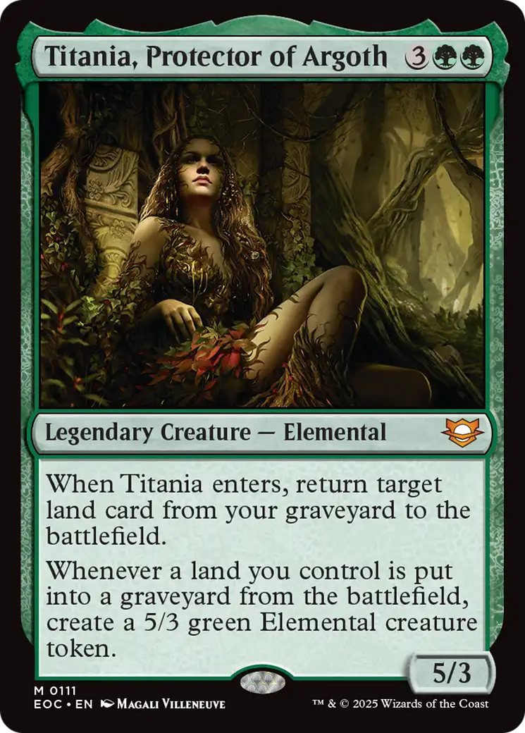 Titania, Protector of Argoth [Edge of Eternities Commander] | Cards and Coasters CA