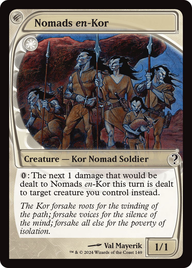 Nomads en-Kor (Future Sight) [Mystery Booster 2] | Cards and Coasters CA