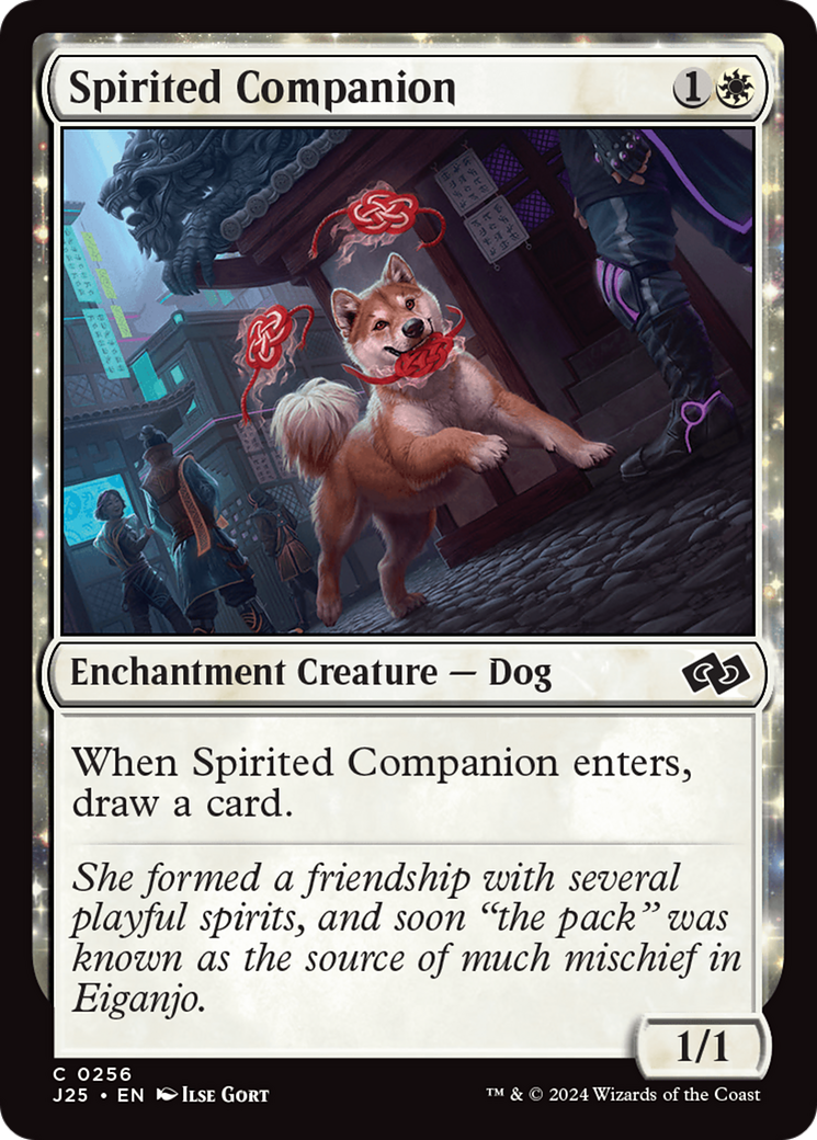 Spirited Companion [Foundations Jumpstart] | Cards and Coasters CA