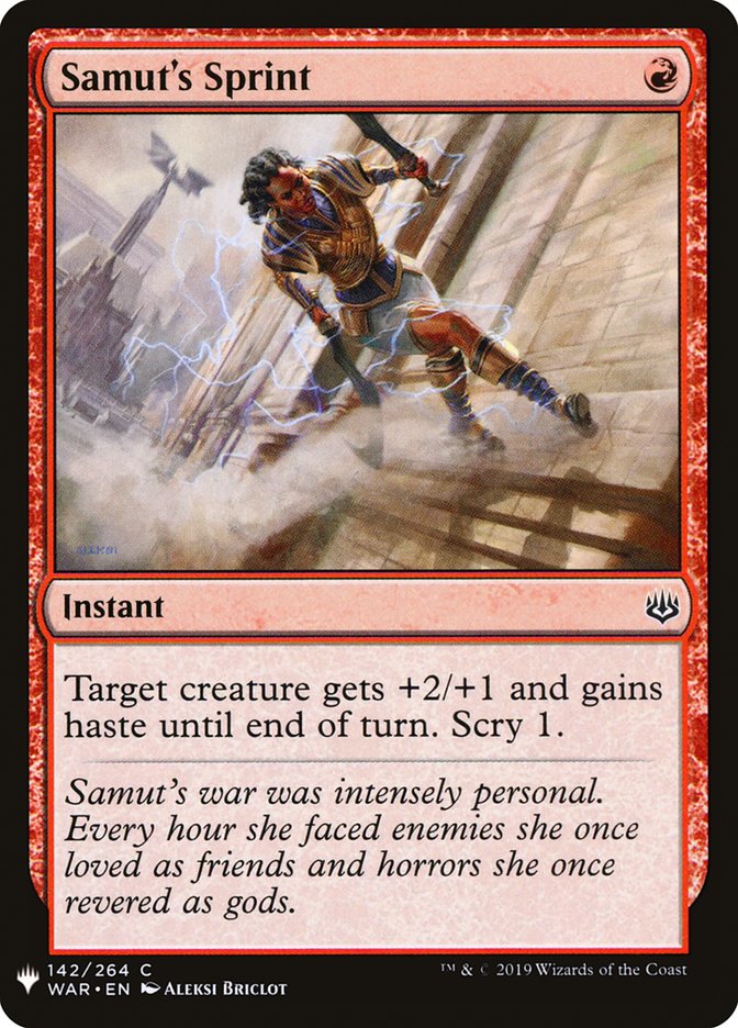 Samut's Sprint [Mystery Booster] | Cards and Coasters CA