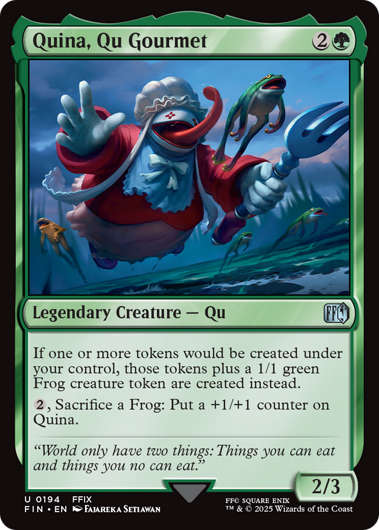 Quina, Qu Gourmet [FINAL FANTASY] | Cards and Coasters CA
