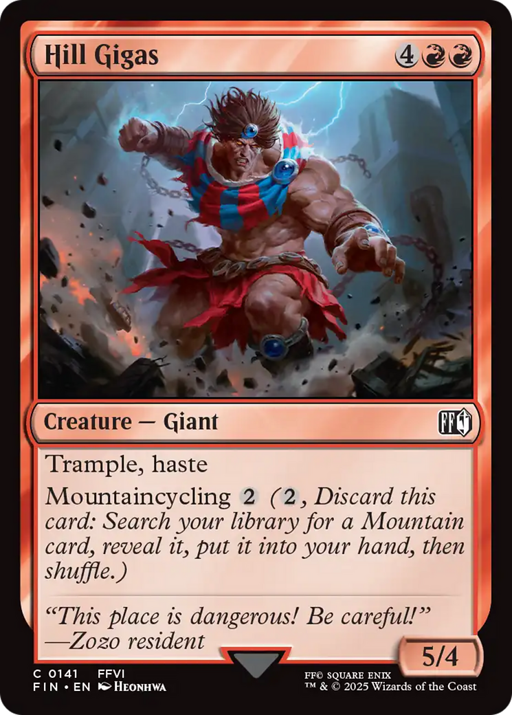 Hill Gigas [FINAL FANTASY] | Cards and Coasters CA