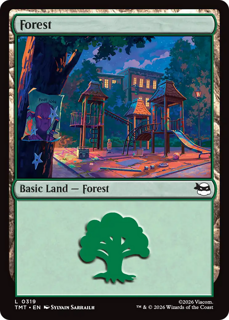 Forest (0319) [Teenage Mutant Ninja Turtles] | Cards and Coasters CA