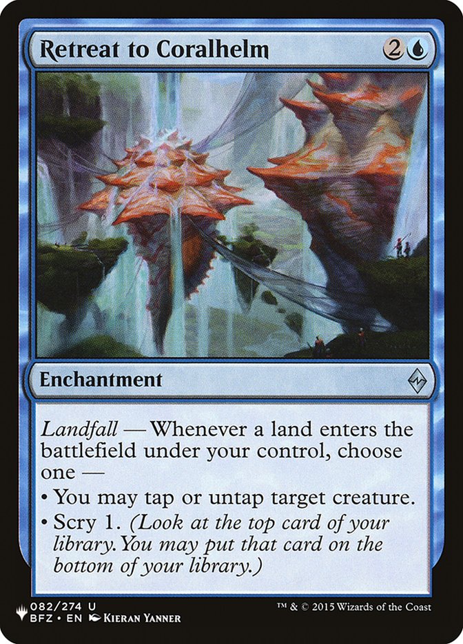 Retreat to Coralhelm [The List] | Cards and Coasters CA