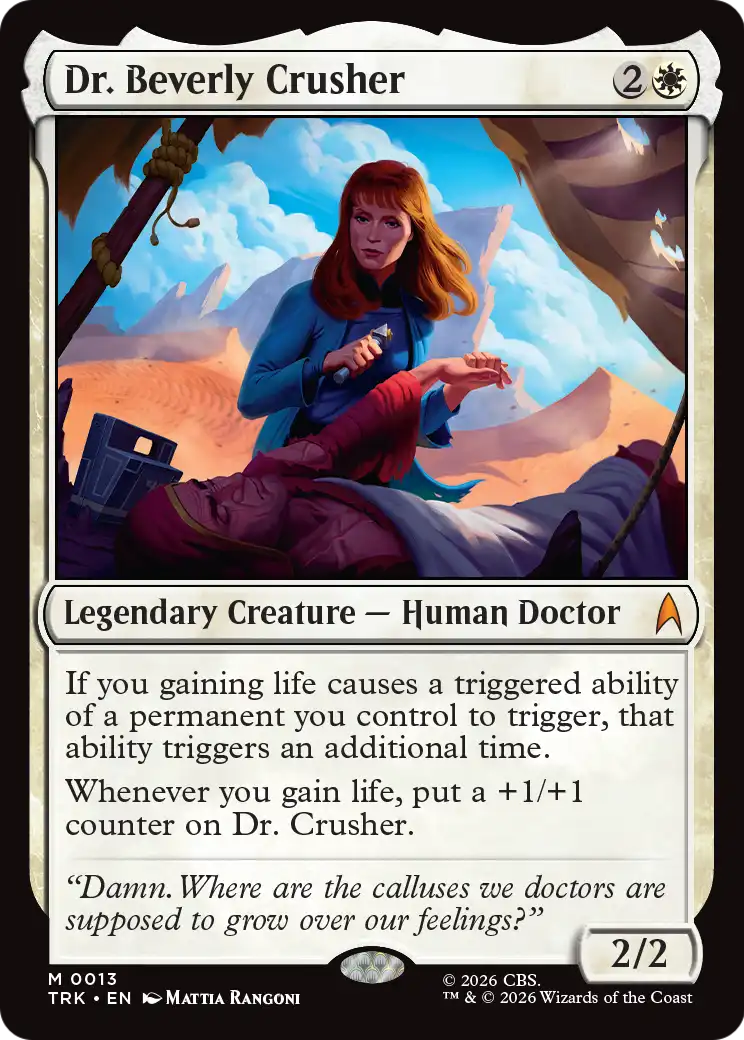 Dr. Beverly Crusher [Star Trek] | Cards and Coasters CA
