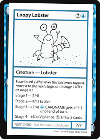 Loopy Lobster (2021 Edition) [Mystery Booster Playtest Cards] | Cards and Coasters CA