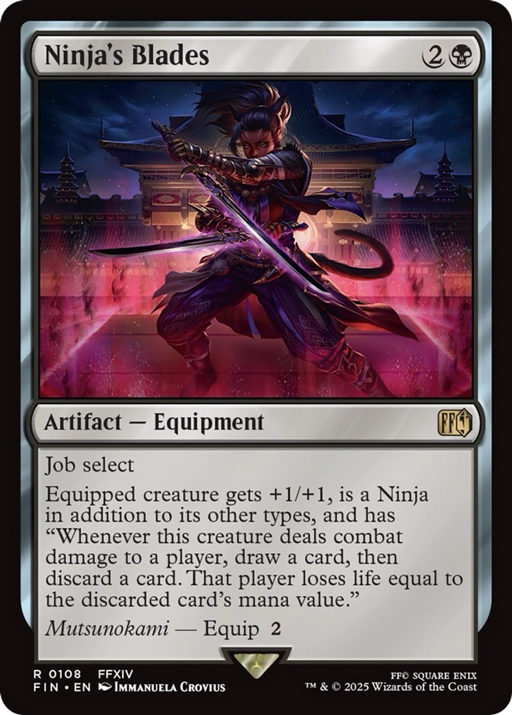 Ninja's Blades [FINAL FANTASY] | Cards and Coasters CA