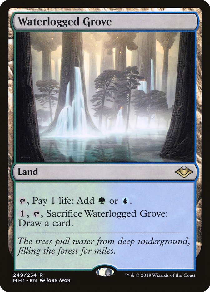 Waterlogged Grove [Modern Horizons] | Cards and Coasters CA