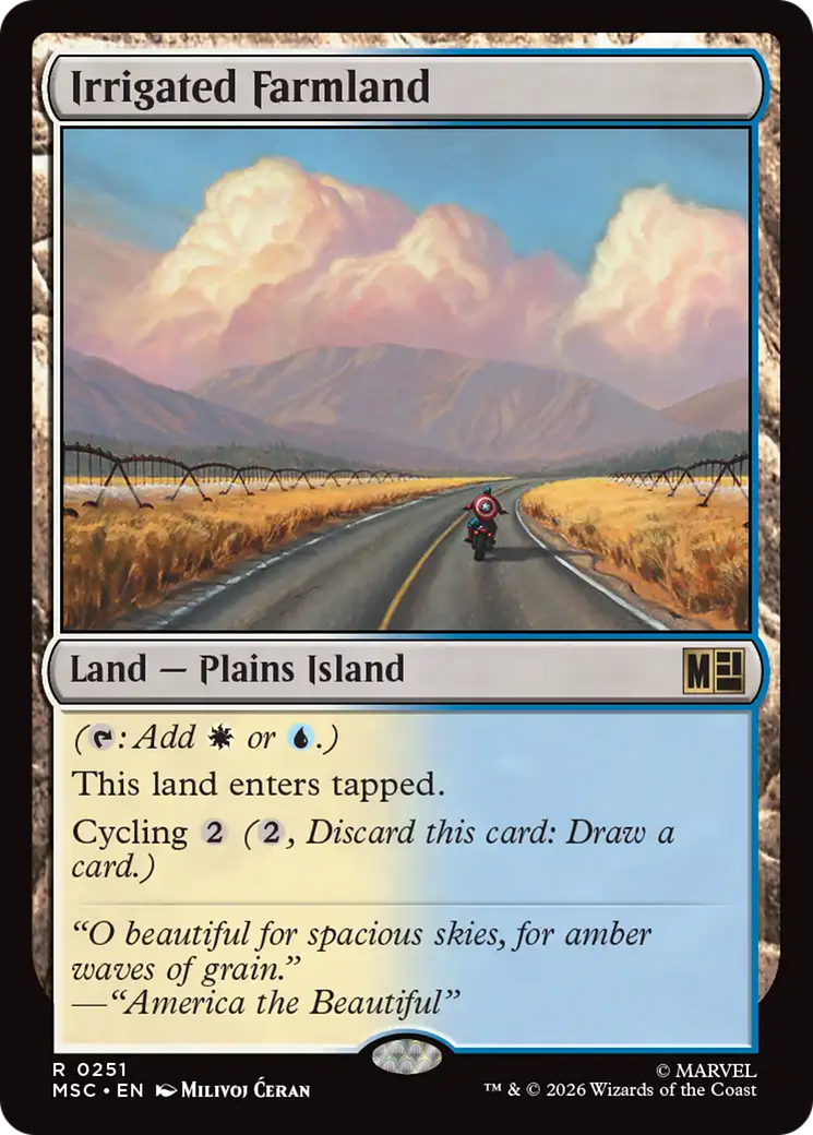 Irrigated Farmland [Marvel Super Heroes Commander] | Cards and Coasters CA