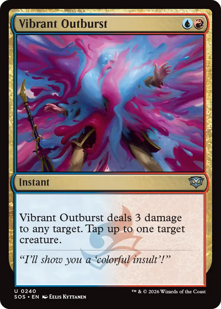 Vibrant Outburst [Secrets of Strixhaven] | Cards and Coasters CA