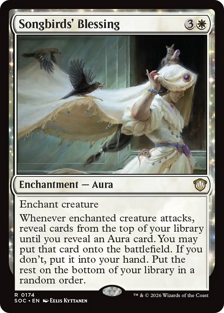 Songbirds' Blessing [Secrets of Strixhaven Commander] | Cards and Coasters CA