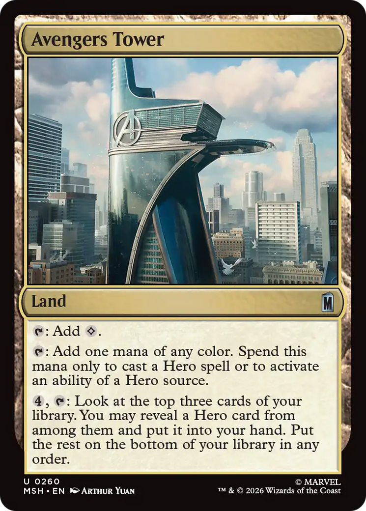 Avengers Tower [Marvel Super Heroes] | Cards and Coasters CA