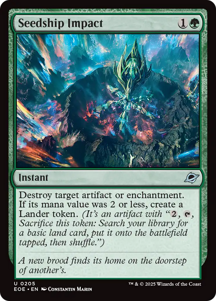 Seedship Impact [Edge of Eternities] | Cards and Coasters CA