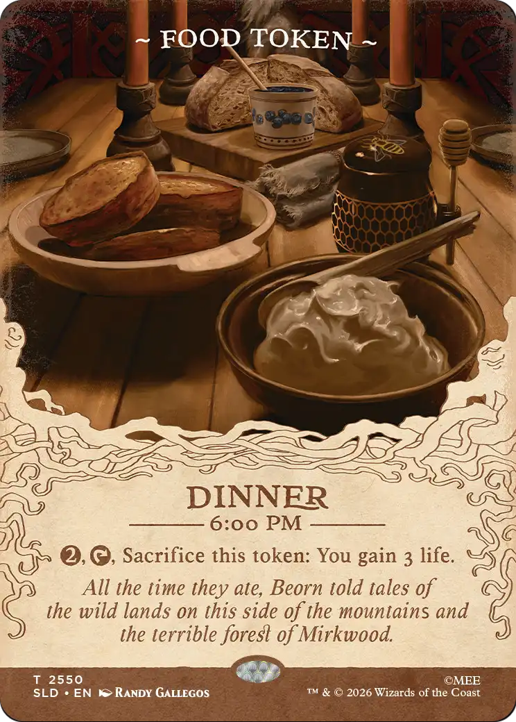 Food Token (2550) [Secret Lair Drop Series] | Cards and Coasters CA