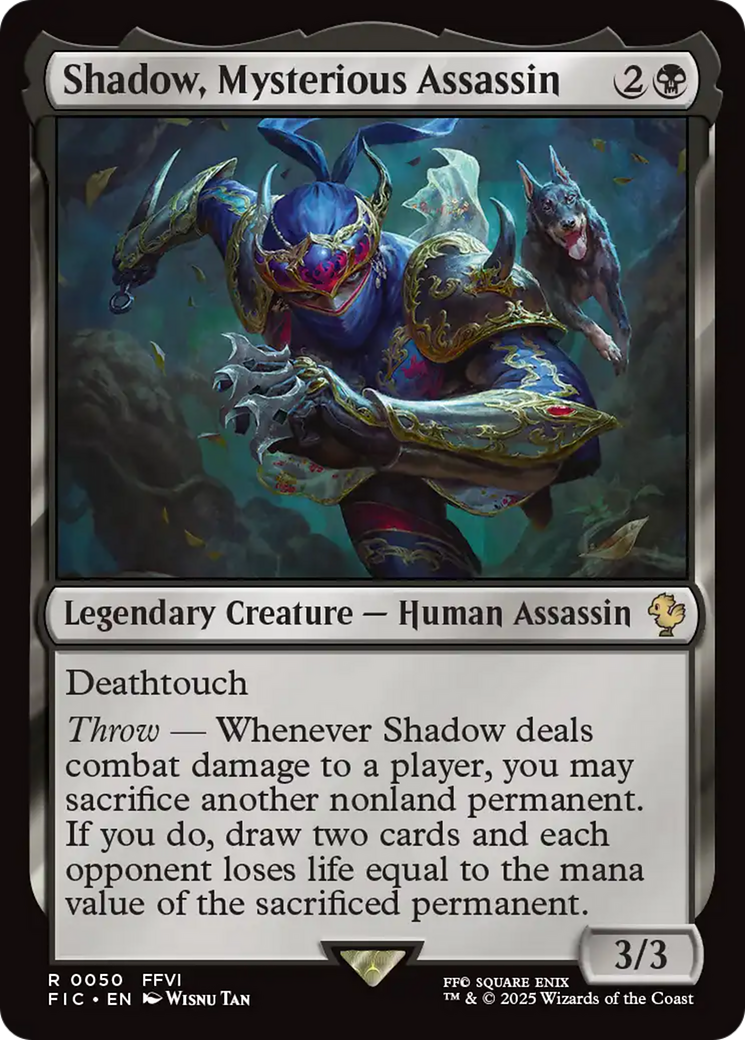Shadow, Mysterious Assassin [FINAL FANTASY Commander] | Cards and Coasters CA