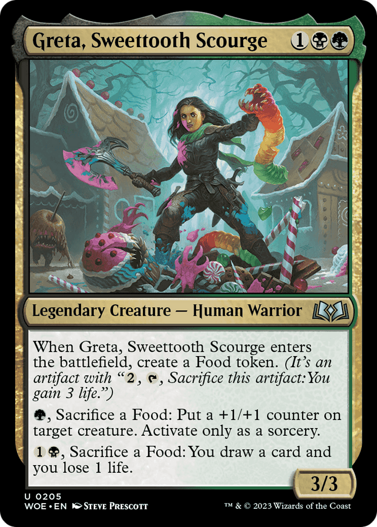 Greta, Sweettooth Scourge [Wilds of Eldraine] | Cards and Coasters CA