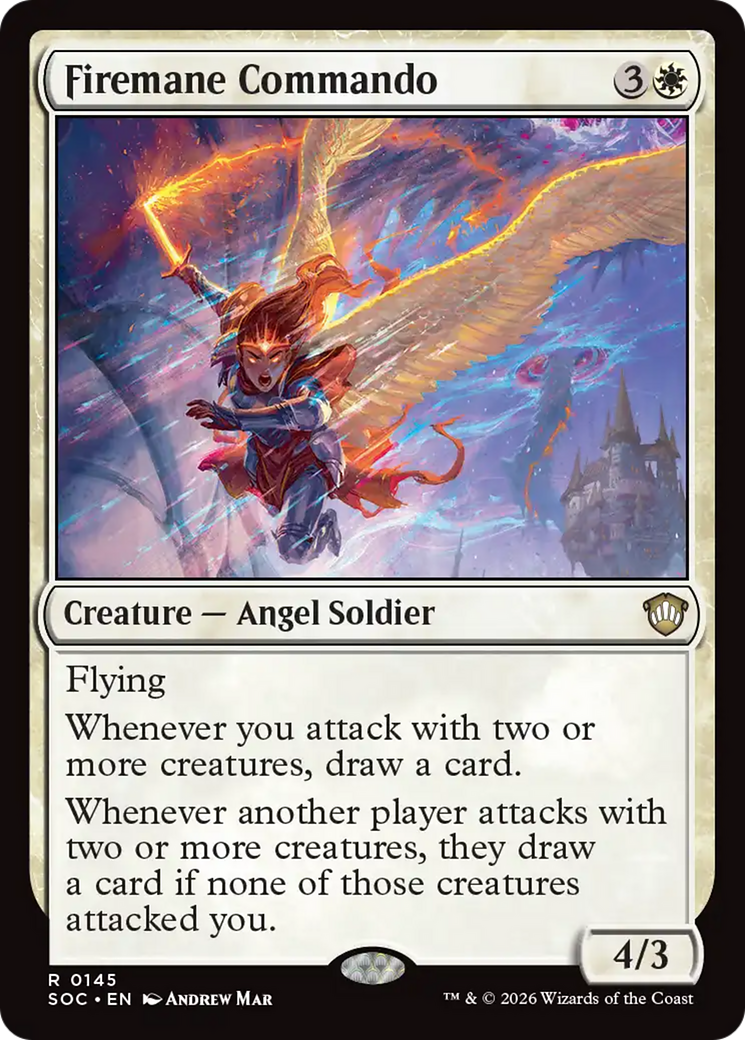 Firemane Commando [Secrets of Strixhaven Commander] | Cards and Coasters CA