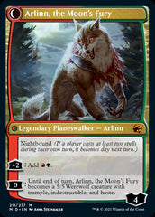 Arlinn, the Pack's Hope // Arlinn, the Moon's Fury [Innistrad: Midnight Hunt] | Cards and Coasters CA