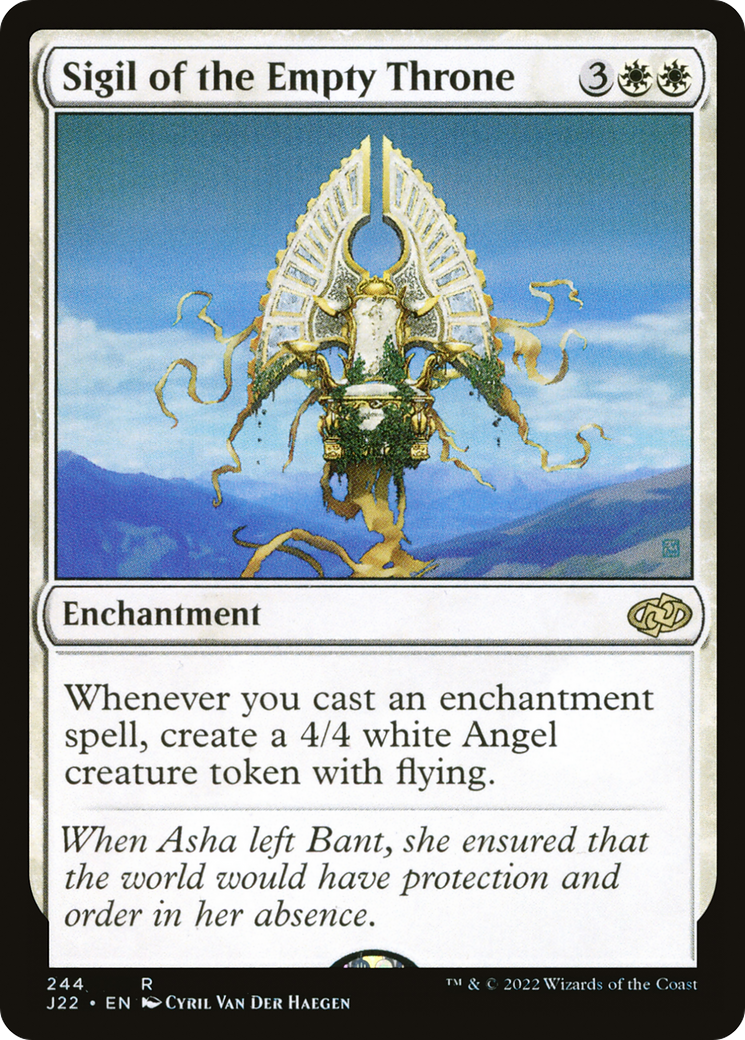 Sigil of the Empty Throne [Jumpstart 2022] | Cards and Coasters CA