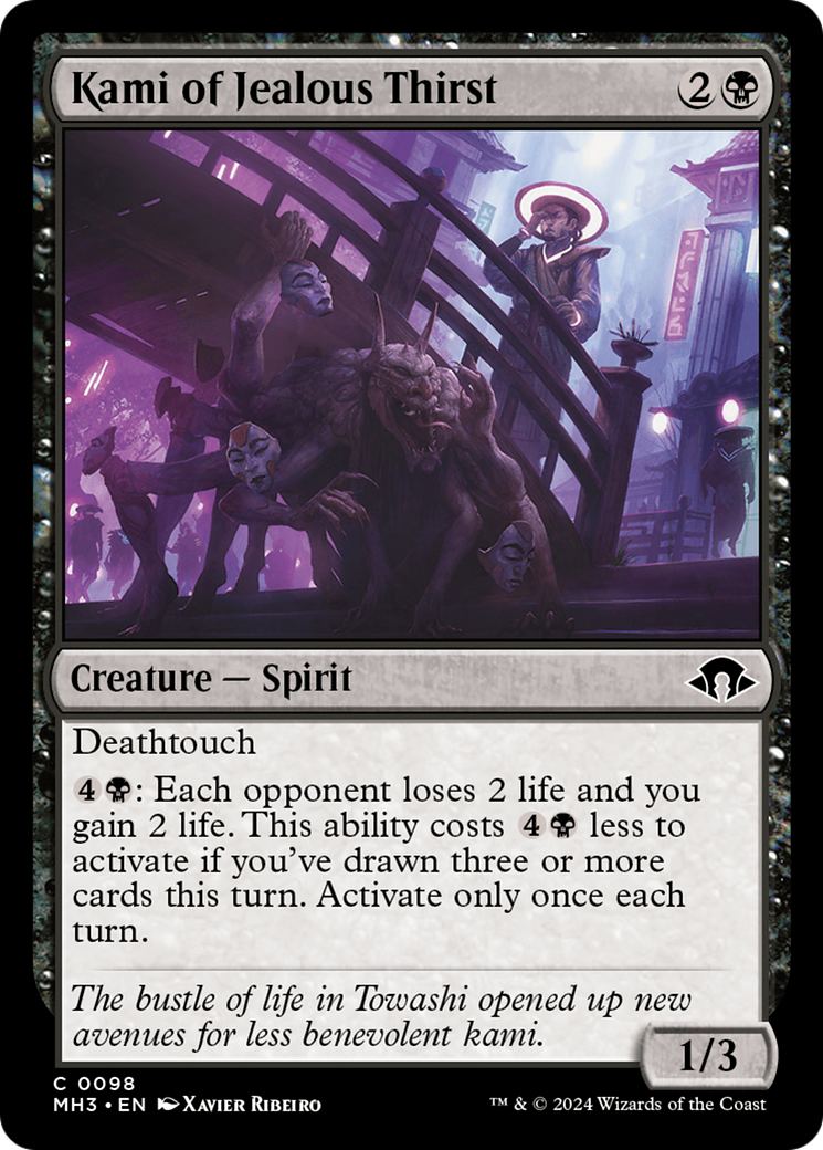 Kami of Jealous Thirst [Modern Horizons 3] | Cards and Coasters CA