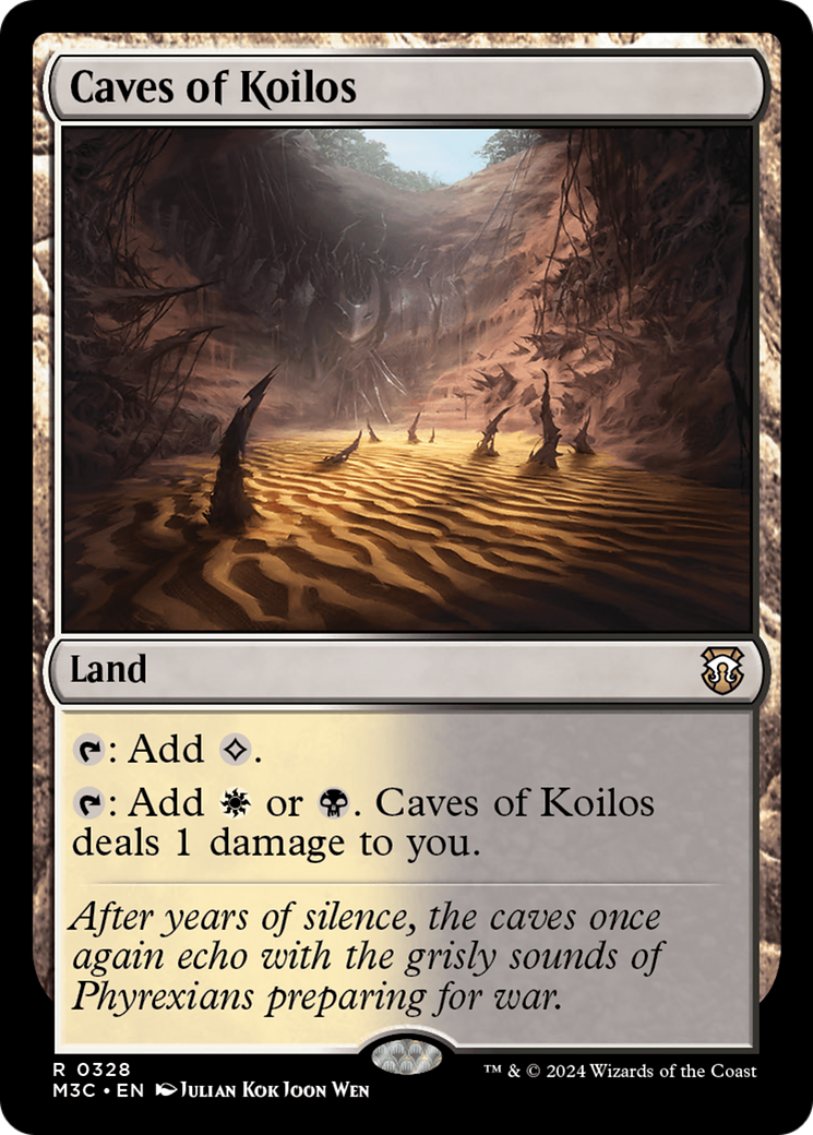 Caves of Koilos (Ripple Foil) [Modern Horizons 3 Commander] | Cards and Coasters CA