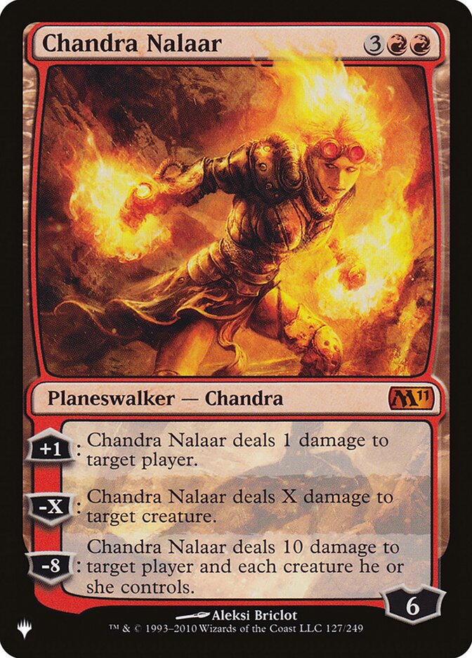 Chandra Nalaar [The List] | Cards and Coasters CA