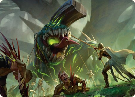Noxious Assault Art Card [Phyrexia: All Will Be One Art Series] | Cards and Coasters CA