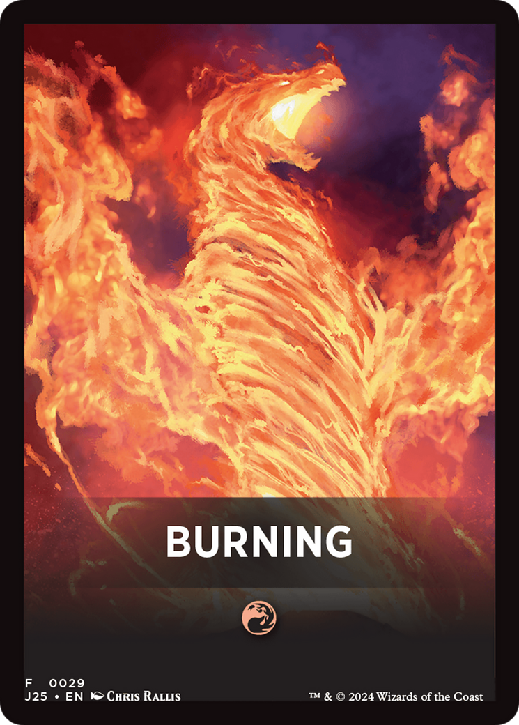 Burning Theme Card [Foundations Jumpstart Front Cards] | Cards and Coasters CA