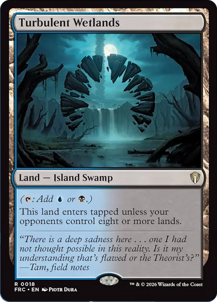 Turbulent Wetlands [Reality Fracture Commander] | Cards and Coasters CA