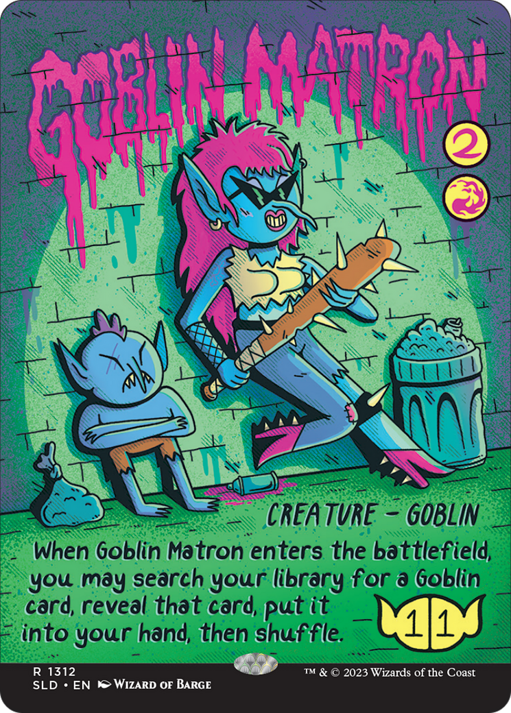 Goblin Matron (Rainbow Foil) [Secret Lair Drop Series] | Cards and Coasters CA