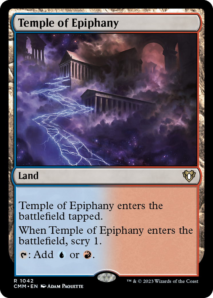 Temple of Epiphany [Commander Masters] | Cards and Coasters CA