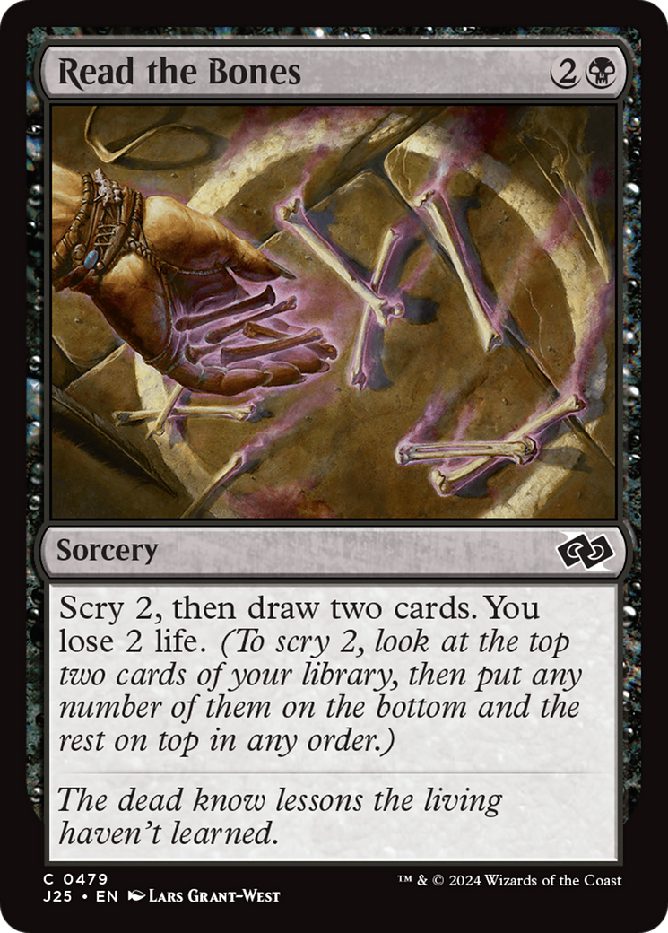 Read the Bones [Foundations Jumpstart] | Cards and Coasters CA