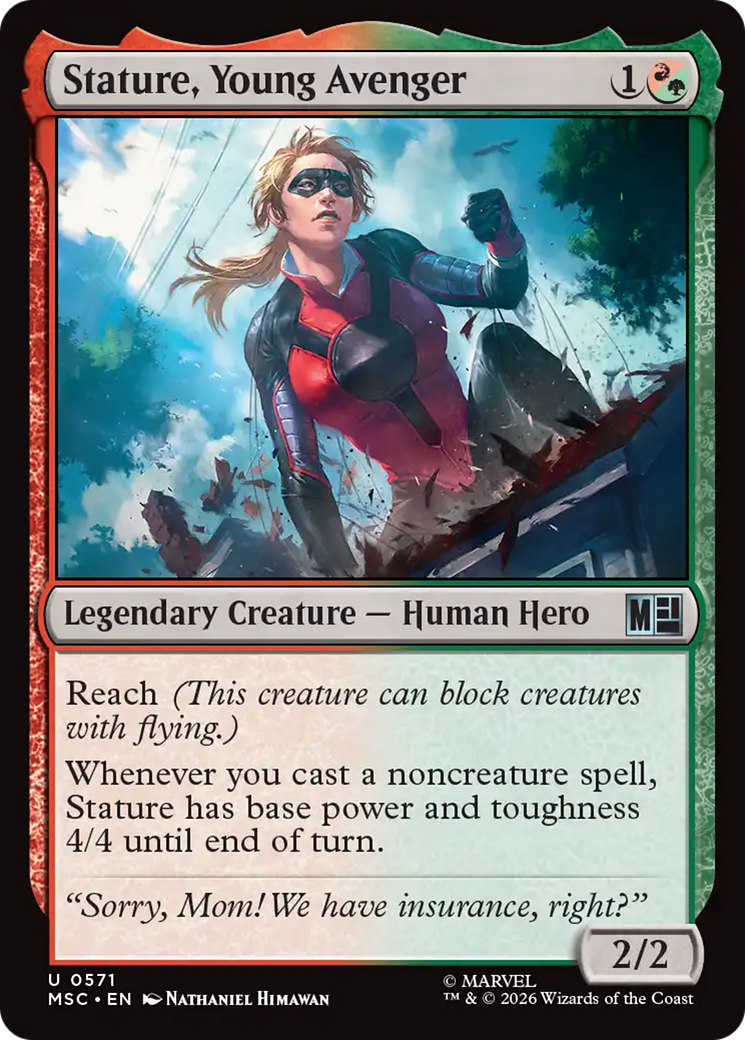 Stature, Young Avenger [Marvel Super Heroes] | Cards and Coasters CA