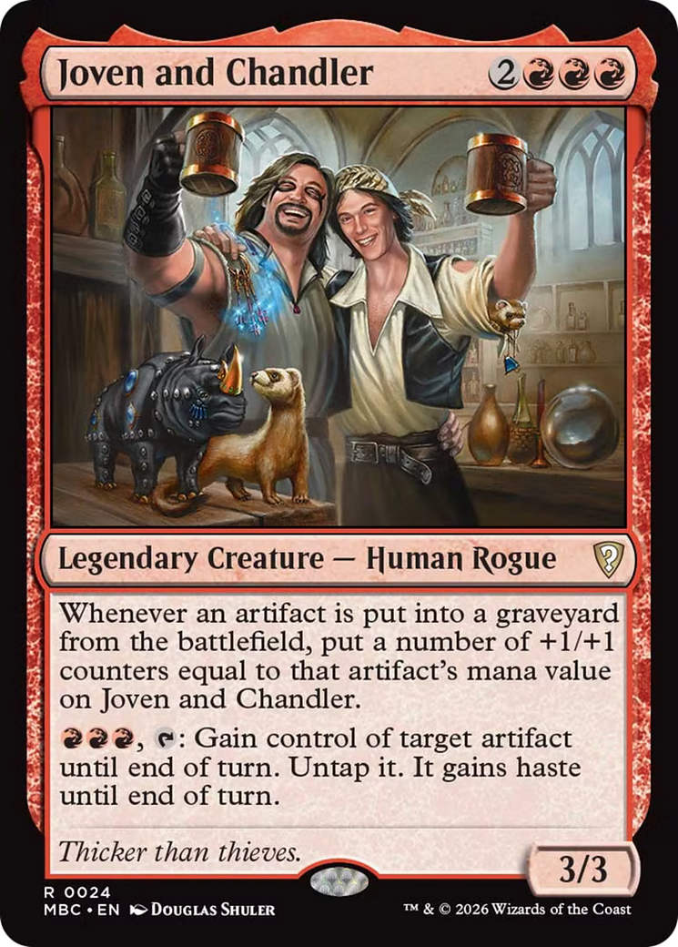 Joven and Chandler [Mystery Booster: Commander Edition] | Cards and Coasters CA