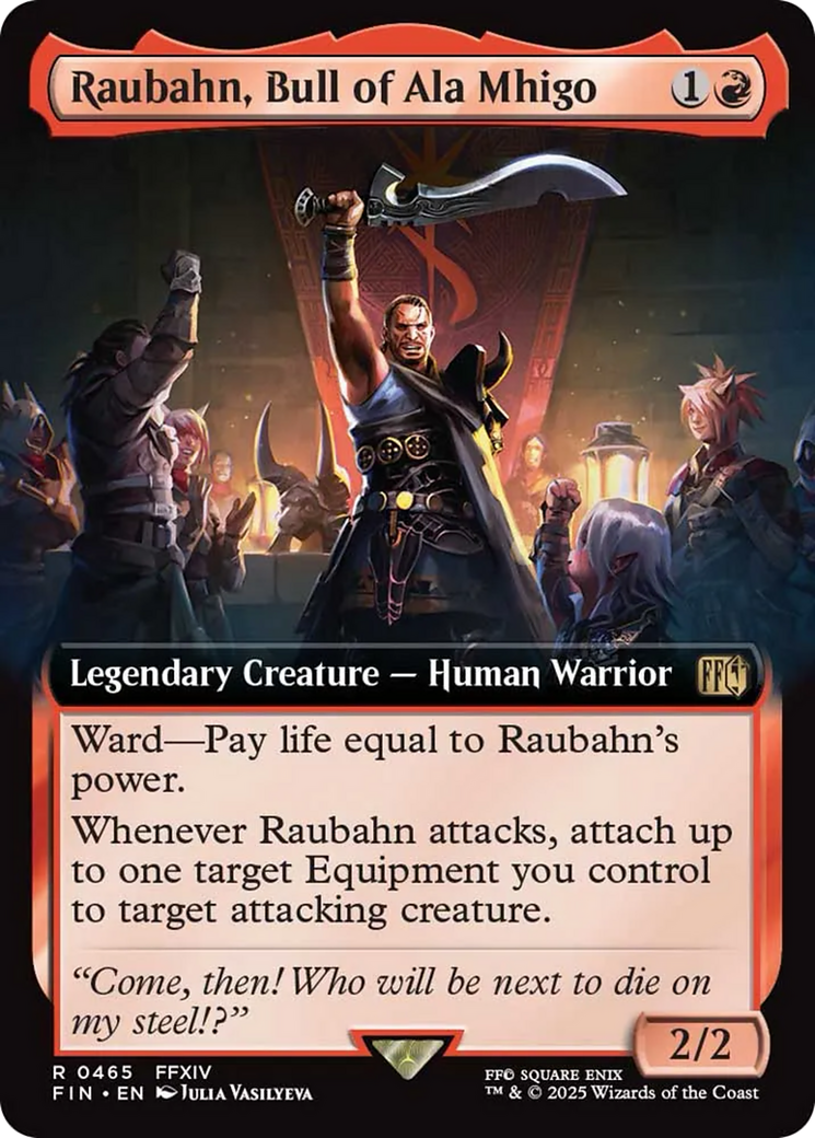 Raubahn, Bull of Ala Mhigo (Extended Art) [FINAL FANTASY] | Cards and Coasters CA