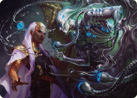 Mirage Mockery Art Card [Phyrexia: All Will Be One Art Series] | Cards and Coasters CA