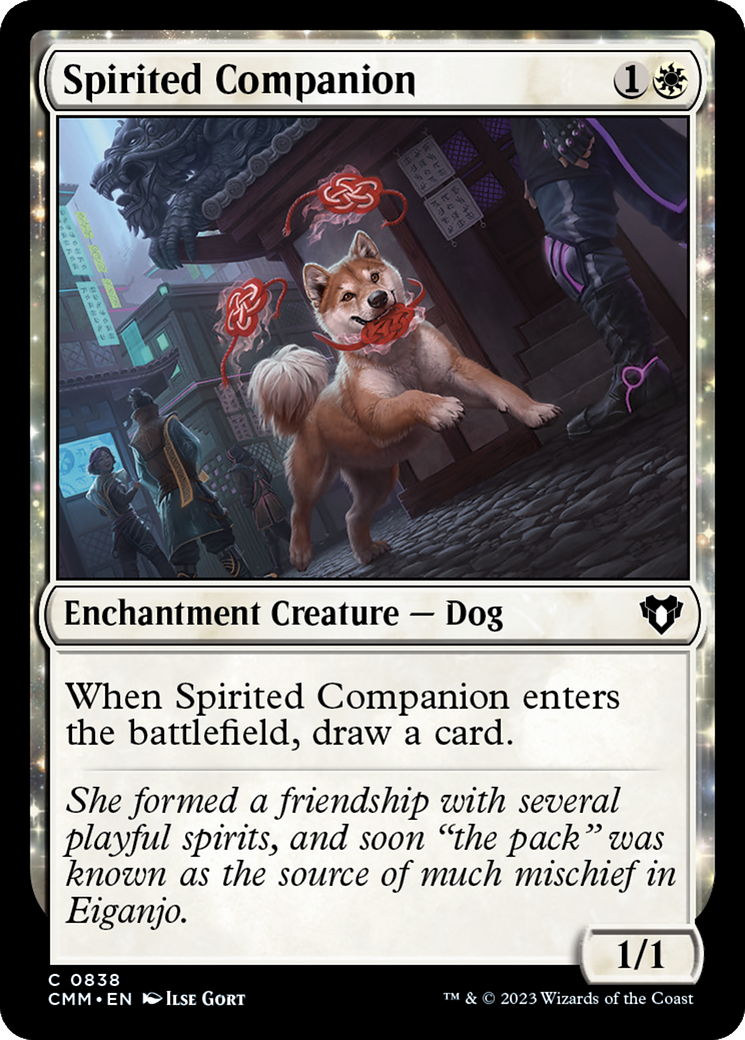 Spirited Companion [Commander Masters] | Cards and Coasters CA