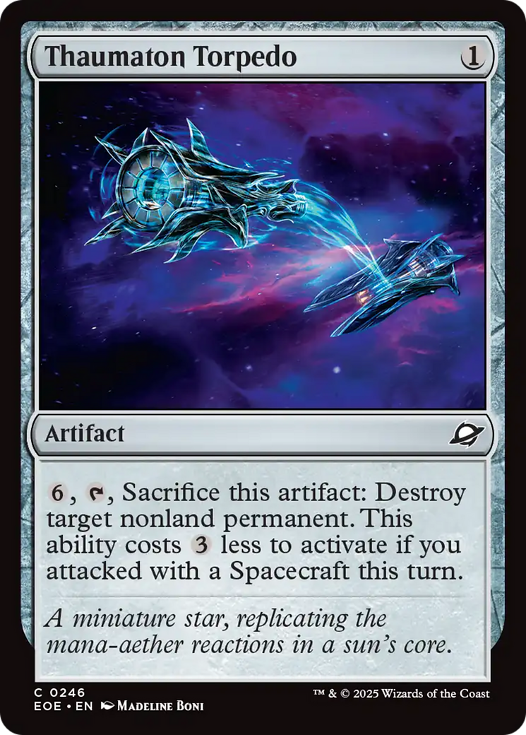 Thaumaton Torpedo [Edge of Eternities] | Cards and Coasters CA