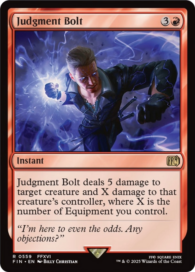 Judgment Bolt [FINAL FANTASY] | Cards and Coasters CA