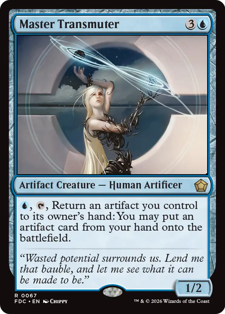 Master Transmuter [Foundations Commander] | Cards and Coasters CA