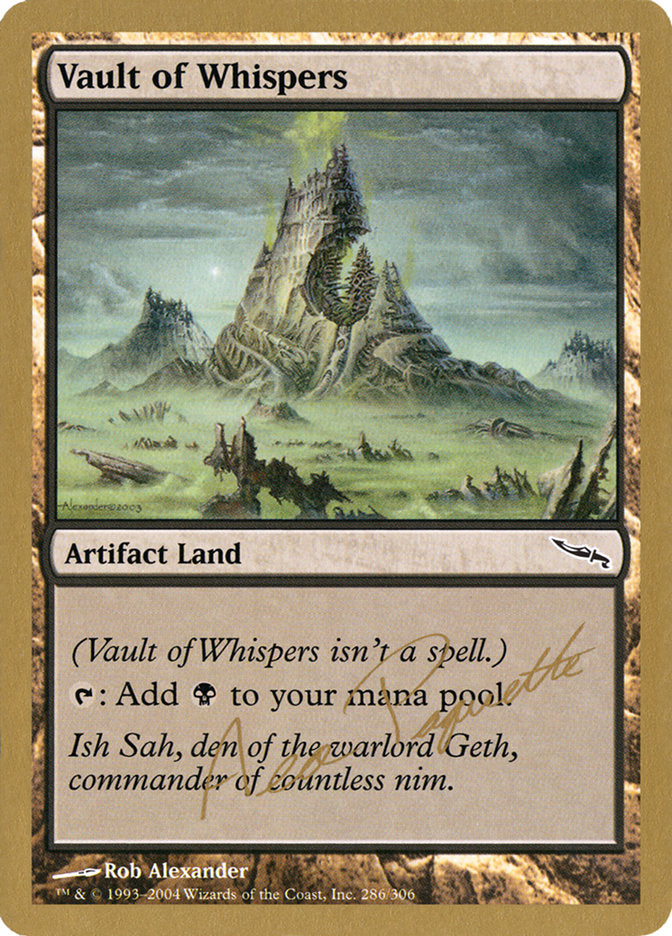 Vault of Whispers (Aeo Paquette) [World Championship Decks 2004] | Cards and Coasters CA