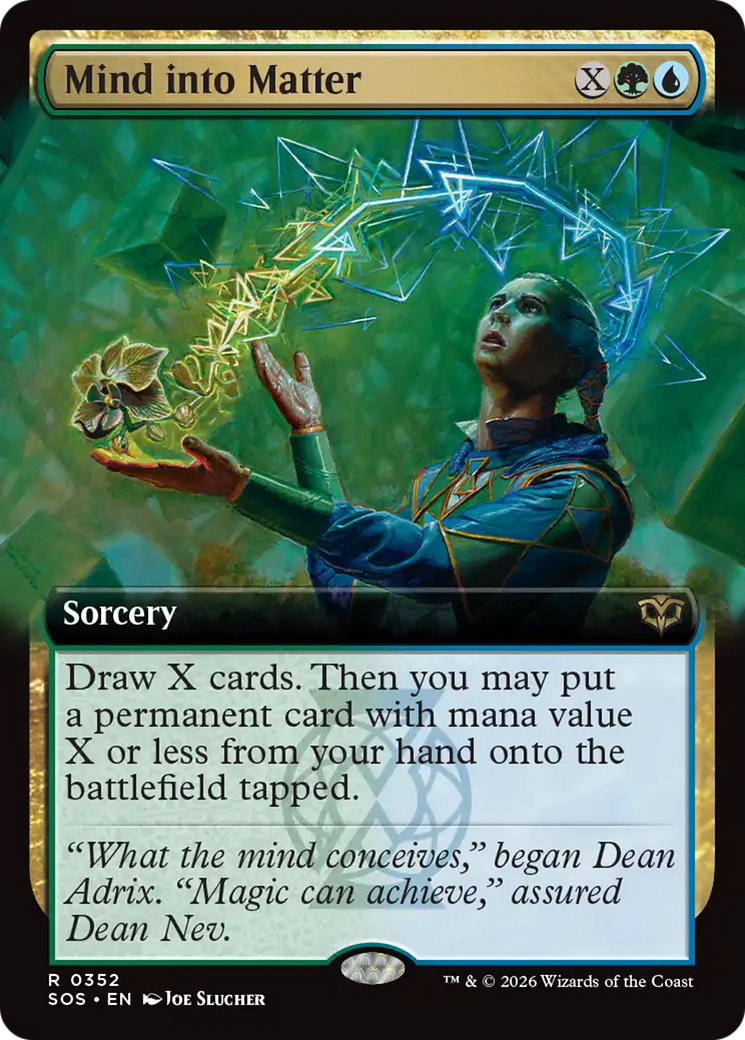 Mind into Matter (Extended Art) [Secrets of Strixhaven] | Cards and Coasters CA