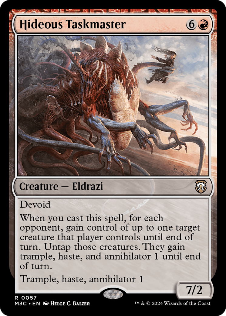 Hideous Taskmaster [Modern Horizons 3 Commander] | Cards and Coasters CA