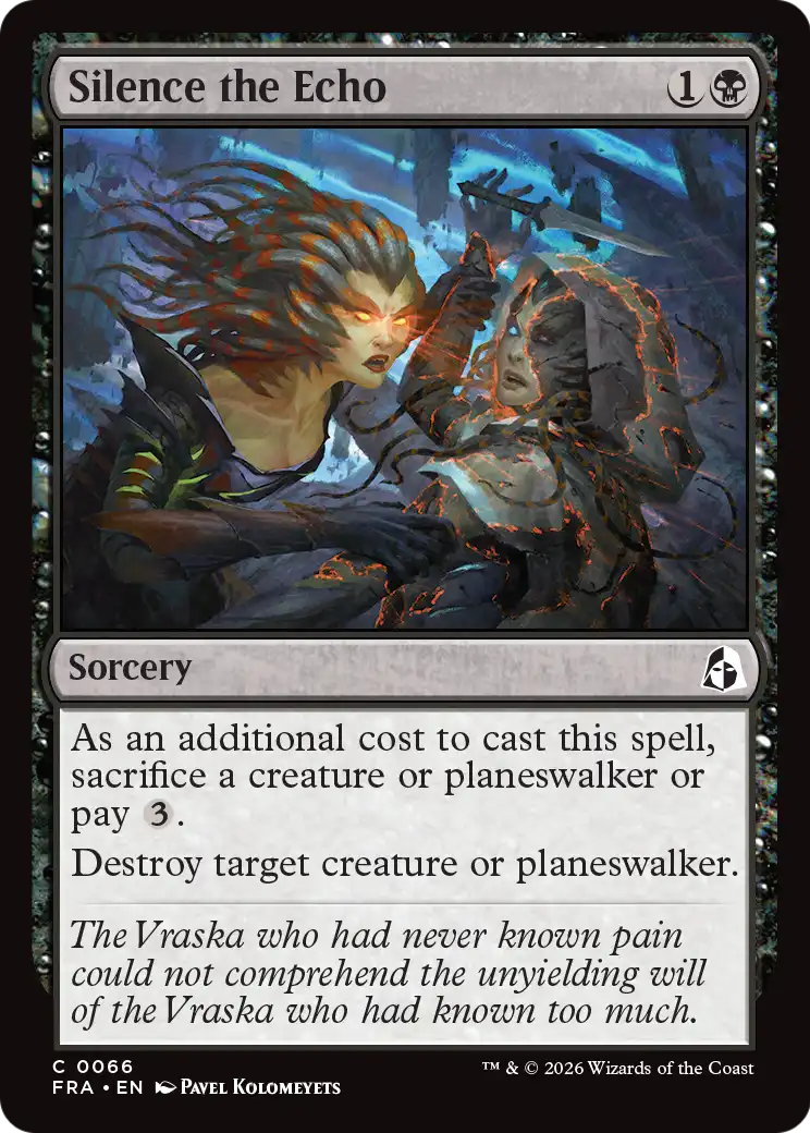 Silence the Echo [Reality Fracture] | Cards and Coasters CA