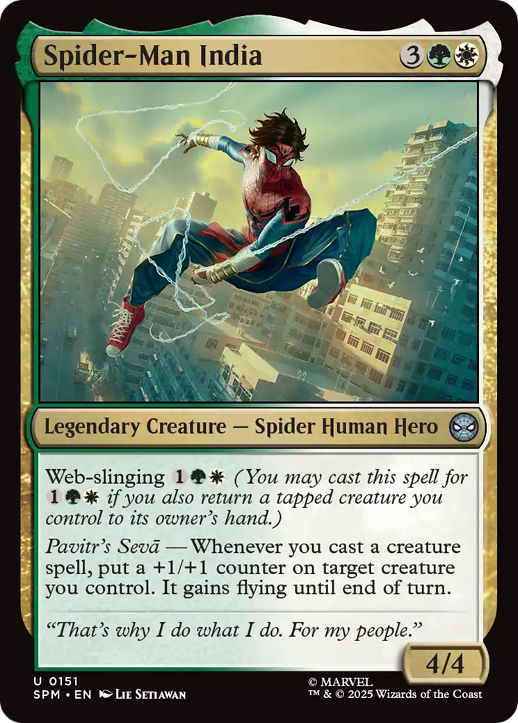 Spider-Man India [Marvel's Spider-Man] | Cards and Coasters CA