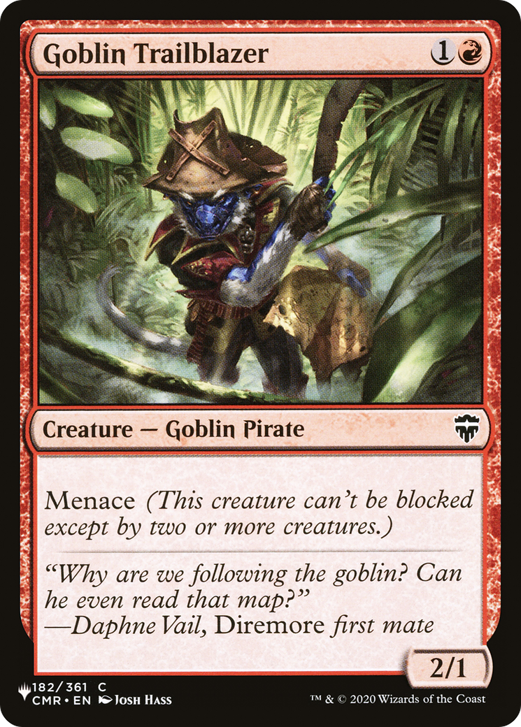 Goblin Trailblazer [The List] | Cards and Coasters CA