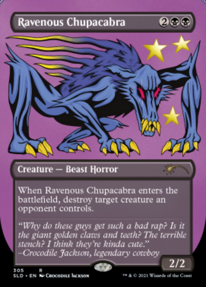 Ravenous Chupacabra (Borderless) [Secret Lair Drop Series] | Cards and Coasters CA