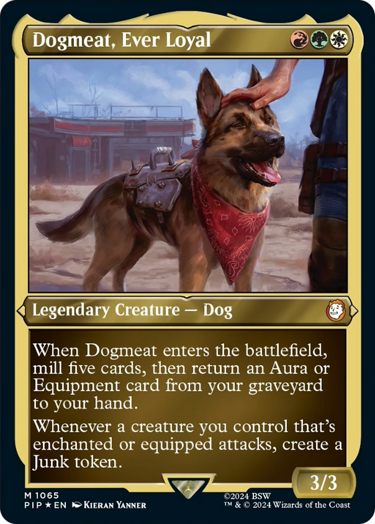 Dogmeat, Ever Loyal (Display Commander) [Fallout] | Cards and Coasters CA