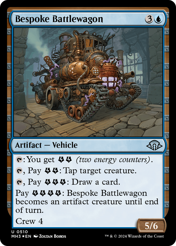 Bespoke Battlewagon (Ripple Foil) [Modern Horizons 3] | Cards and Coasters CA